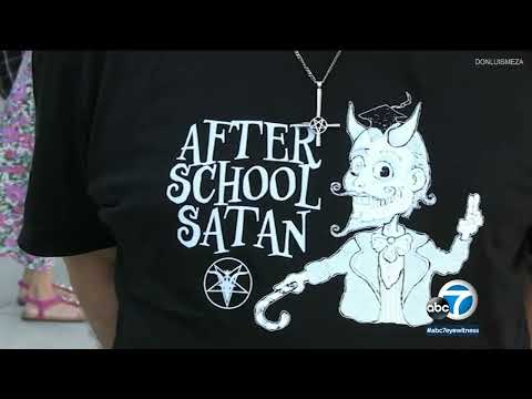 Satan club holds after-school event for kids. Protesters aren't having it