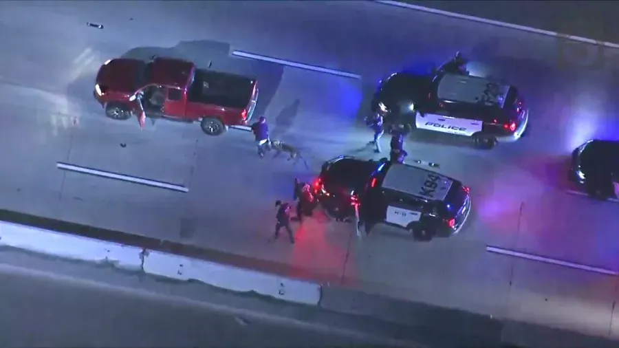 Several Individuals Arrested After High-Speed Car Chase and Carjacking on the Interstate