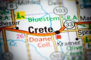 the worst place to live in Nebraska is Crete