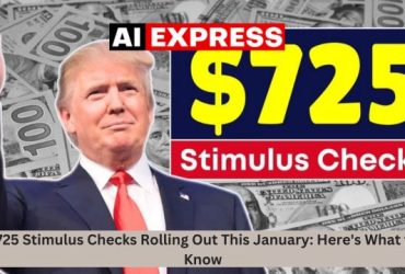 $725 Stimulus Checks Rolling Out This January Here's What to Know