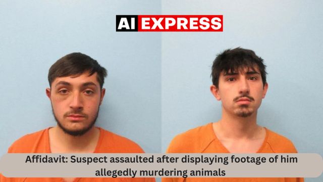 Affidavit Suspect assaulted after displaying footage of him allegedly murdering animals