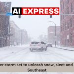 Major winter storm set to unleash snow, sleet and rain across Southeast