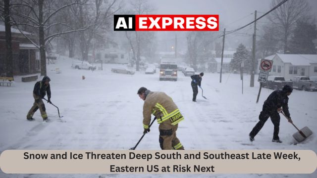 Snow and Ice Threaten Deep South and Southeast Late Week, Eastern US at Risk Next